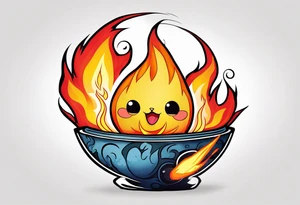 calcifer tattoo idea