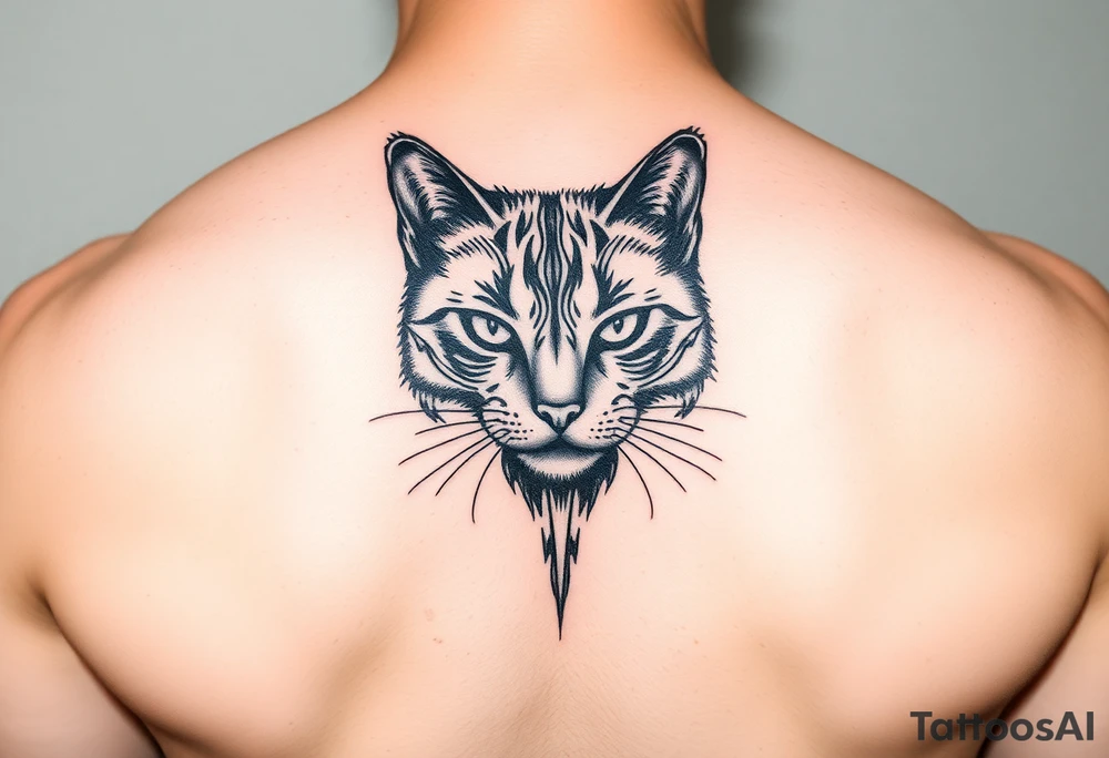 Black Cat tattoo idea