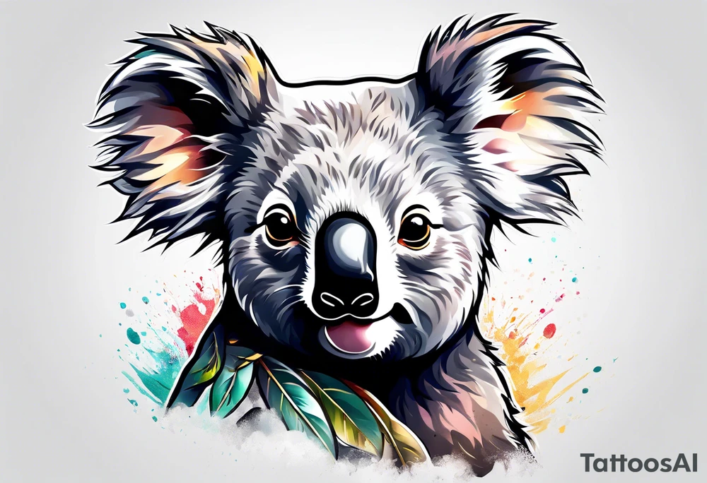 koala tattoo idea