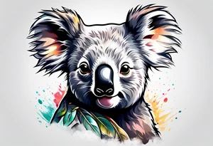 koala tattoo idea