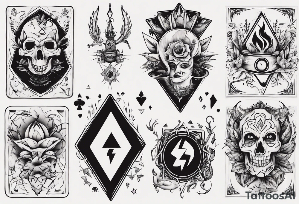 wild card tattoo idea