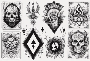 wild card tattoo idea
