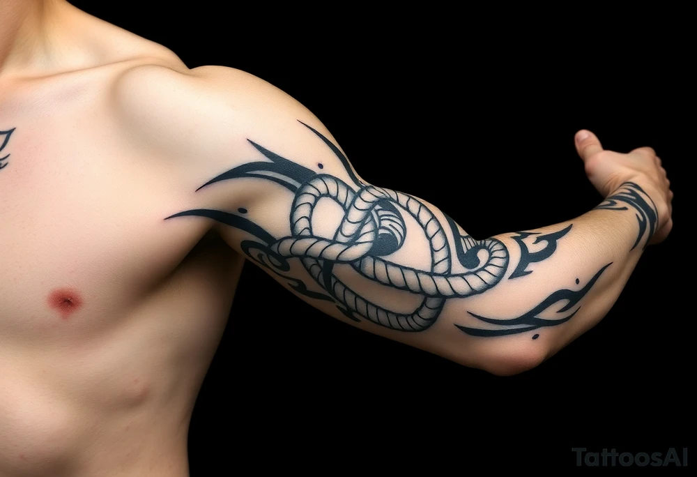 celtic rope tattoo idea