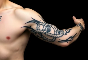 celtic rope tattoo idea