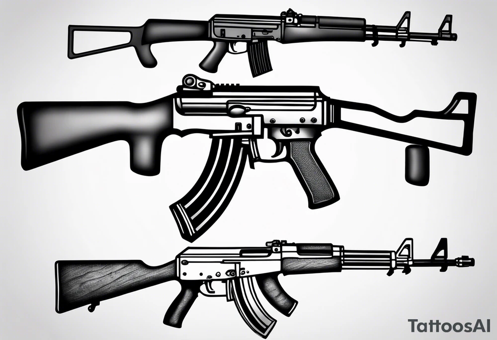 ak 47 tattoo idea