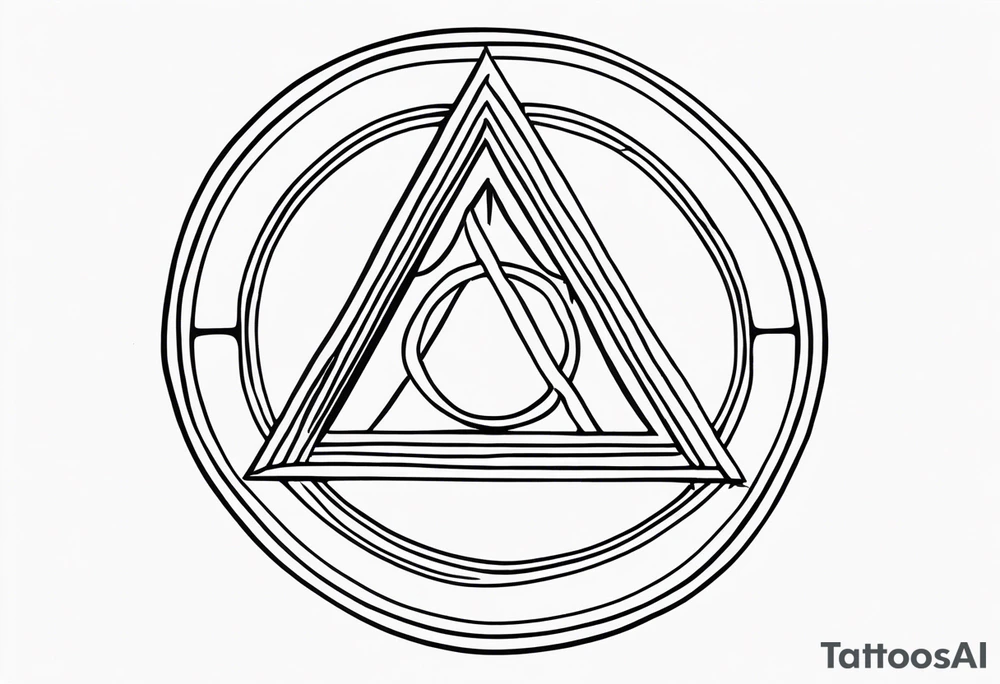 alcoholics anonymous logo tattoo idea