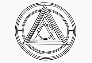 alcoholics anonymous logo tattoo idea