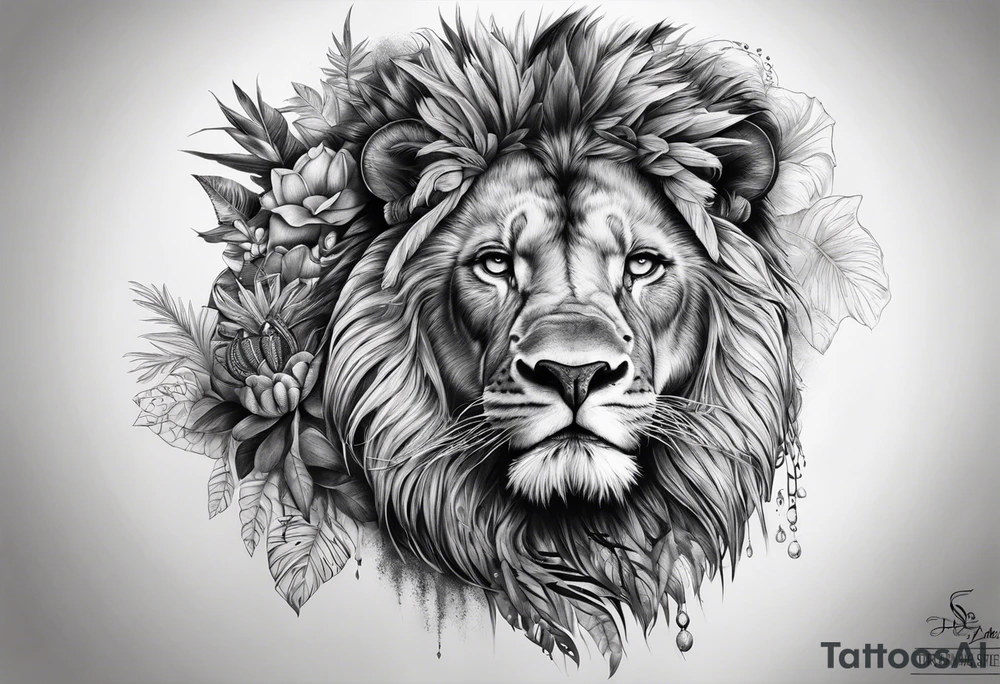 Tatoage sleef de big 5 afrika tattoo idea