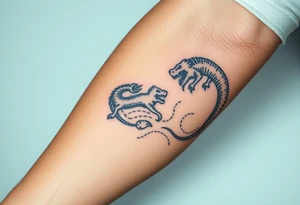 medieval woodcut sea map monsters tattoo idea