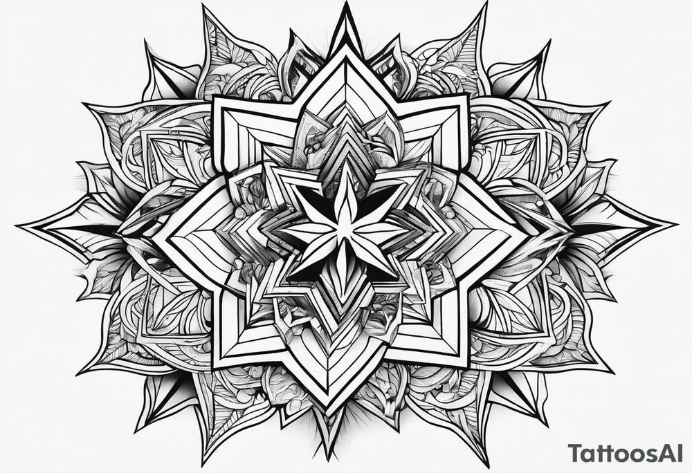 linework
stars tattoo idea