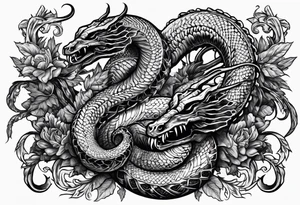dead serpent, and dead scorpion. Killed by the power of Jesus Christ tattoo idea