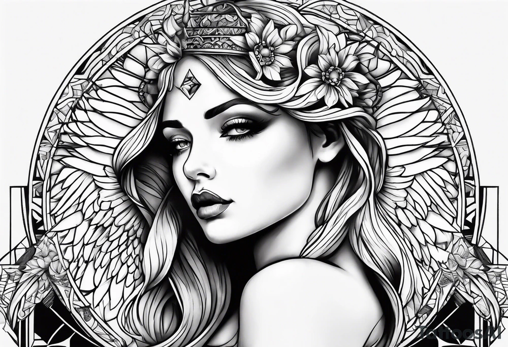 angels tattoo idea