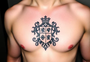 Smith, Irish family crest very intricate tattoo idea