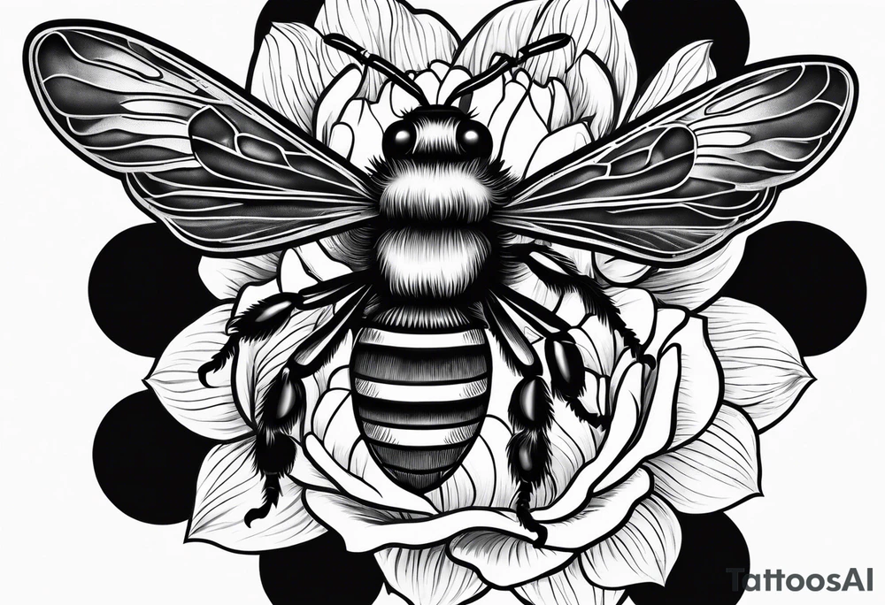 bumble bee tattoo idea