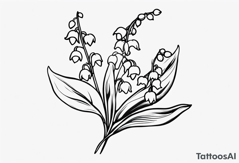 Lily of the valley tattoo idea