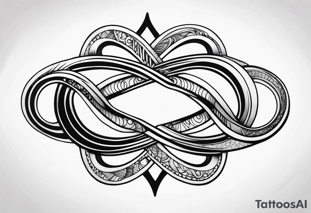 Basic infinity symbol tattoo idea