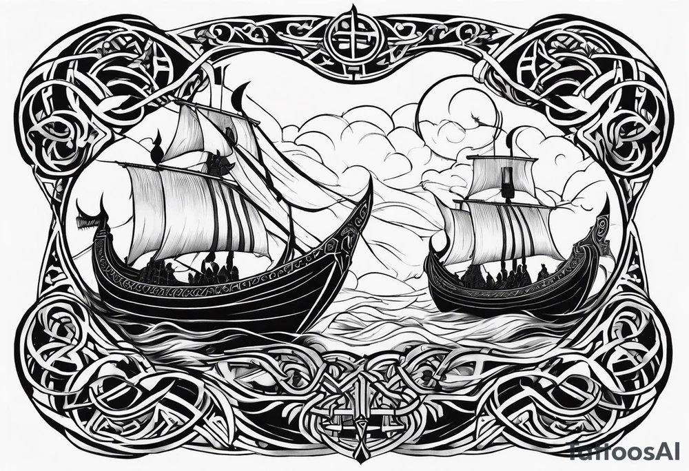 viking armada tattoo idea