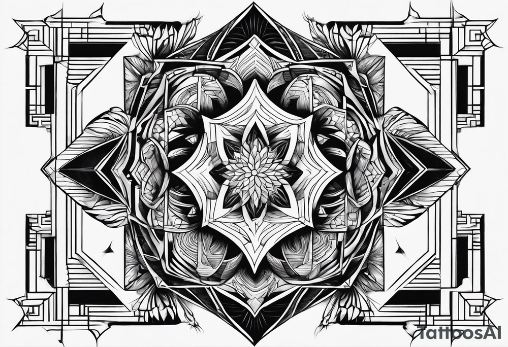 illusion tattoo idea