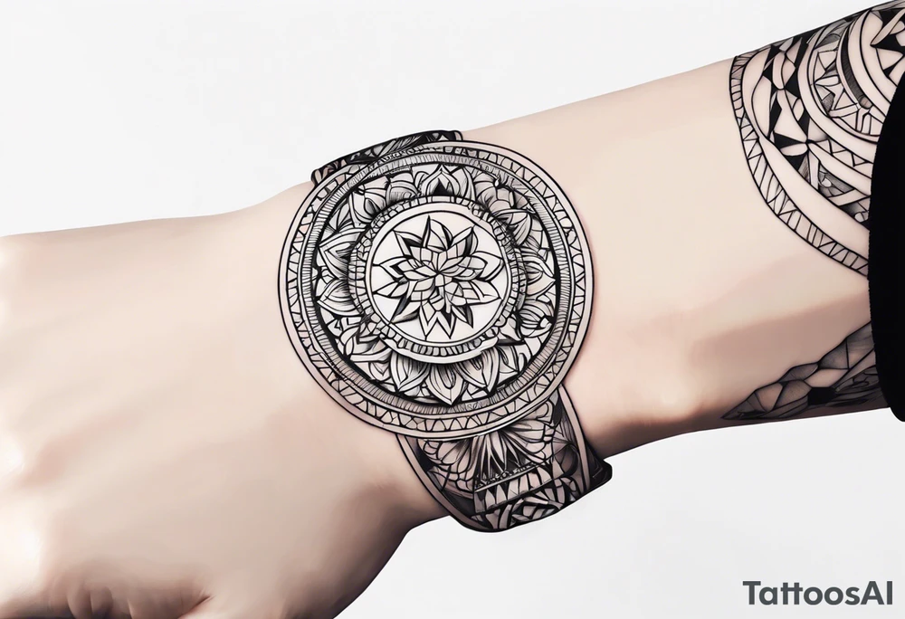 Bracelet tattoo idea