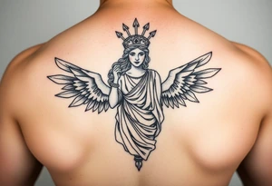 Rome goddess tattoo idea