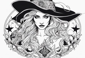 witch tattoo idea