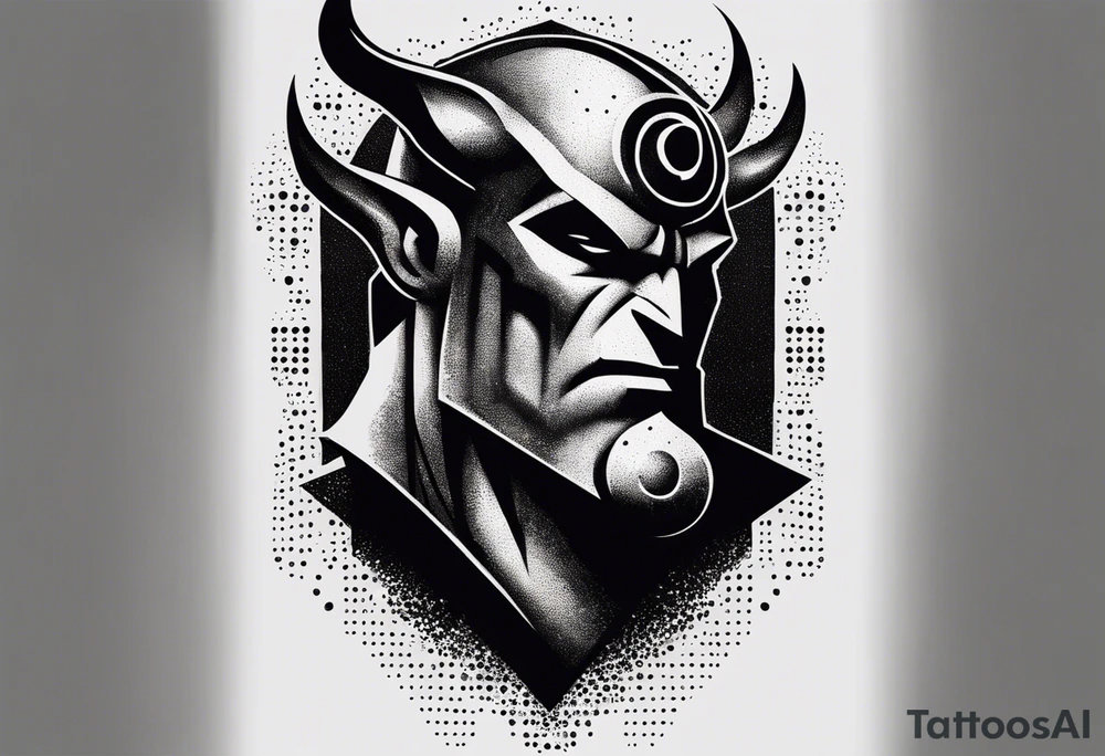 hellboy flash tattoo tattoo idea