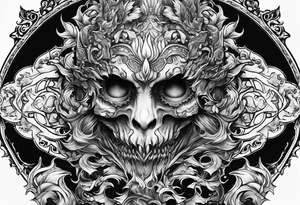 My flaws burn through my skin like demonic flames from hell tattoo idea