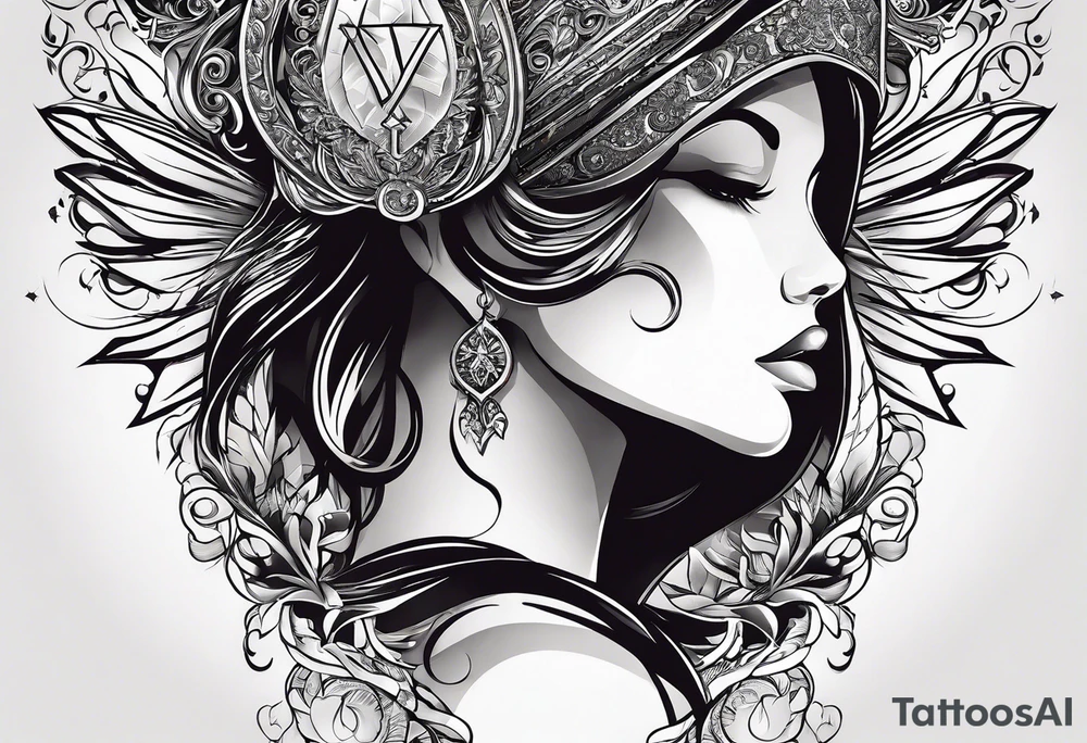 the word of God is living and powerful, sharper than any two edged sword tattoo idea