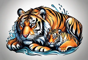 Tiger & Cubs tattoo idea