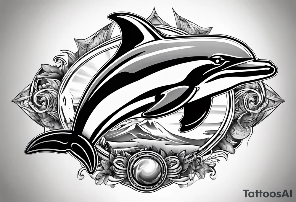 Miami dolphins tattoo idea