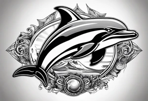 Miami dolphins tattoo idea