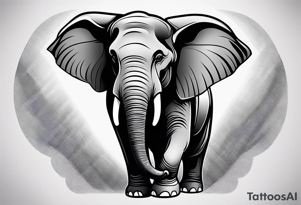 Elephant tattoo idea