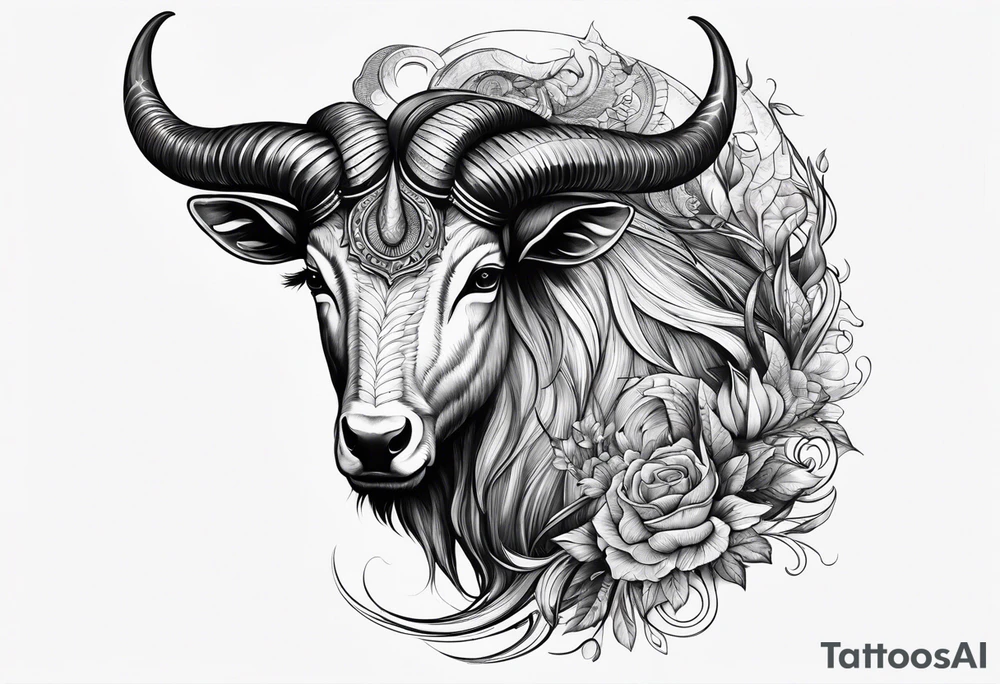 Men Capricorn tattoo tattoo idea