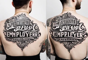 Bad employer tattoo idea