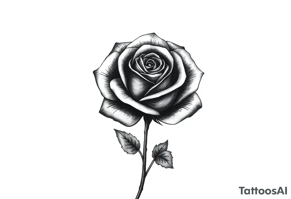Rose tattoo idea