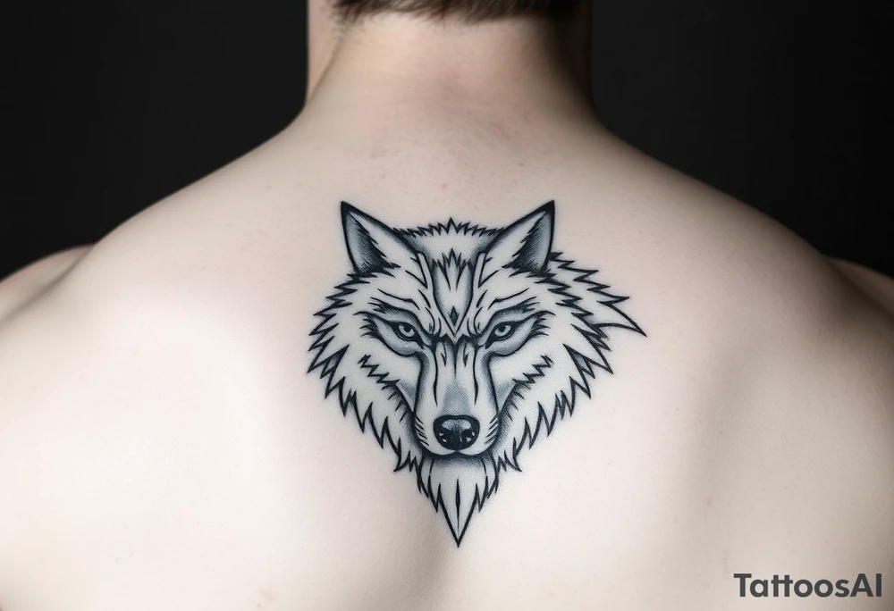 Wolf tattoo idea