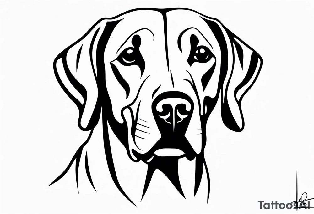labrador, picasso, loiskis tattoo idea