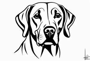 labrador, picasso, loiskis tattoo idea
