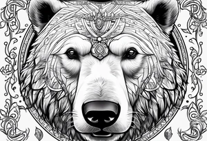 polar bear godfather tattoo idea