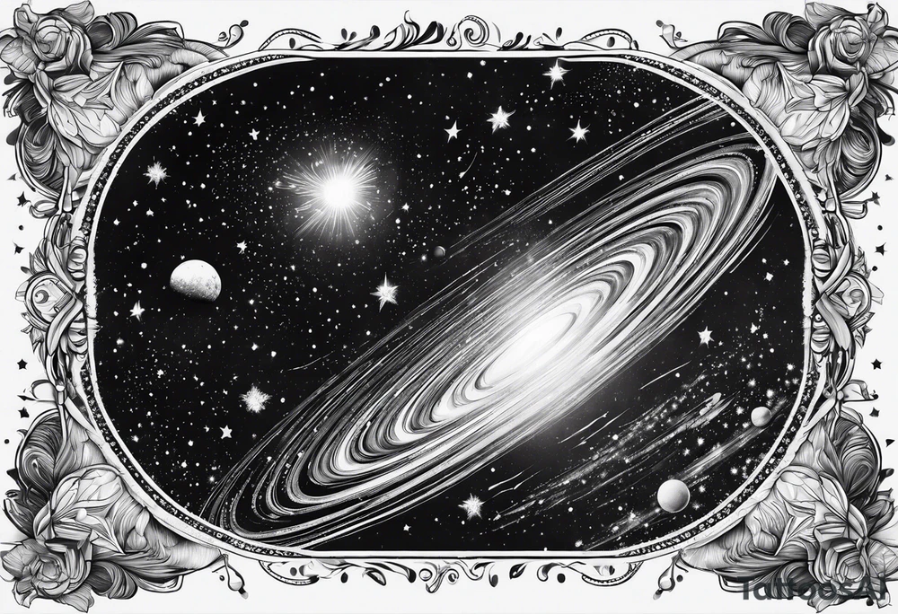 the milky way tattoo idea