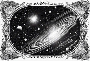 the milky way tattoo idea