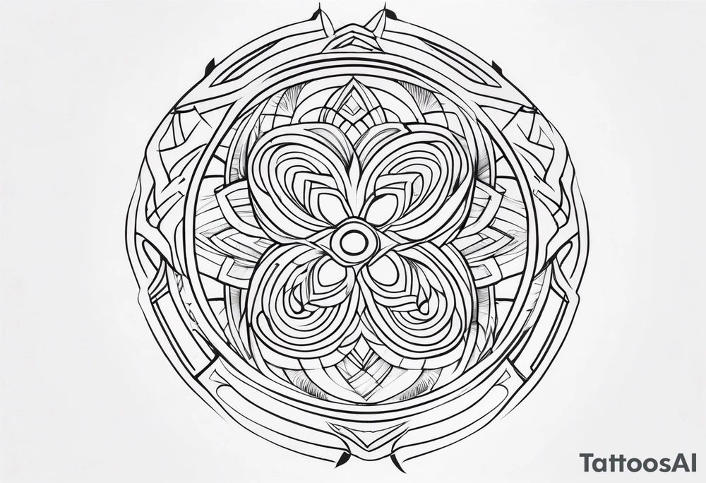 neo tribal tattoo idea