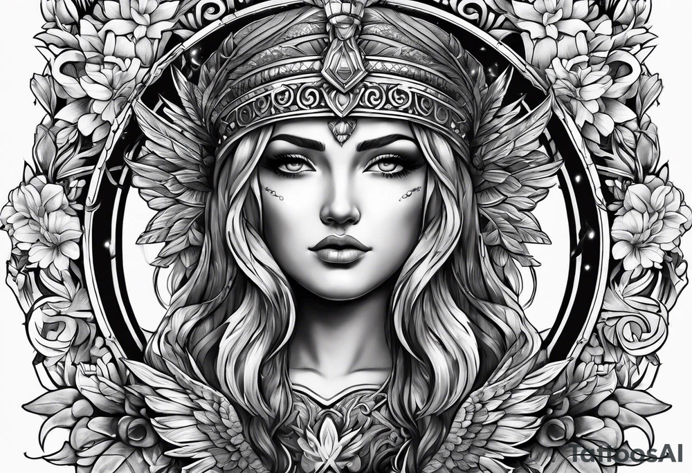 Athena tattoo idea