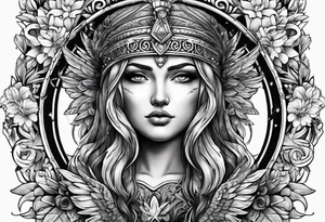 Athena tattoo idea