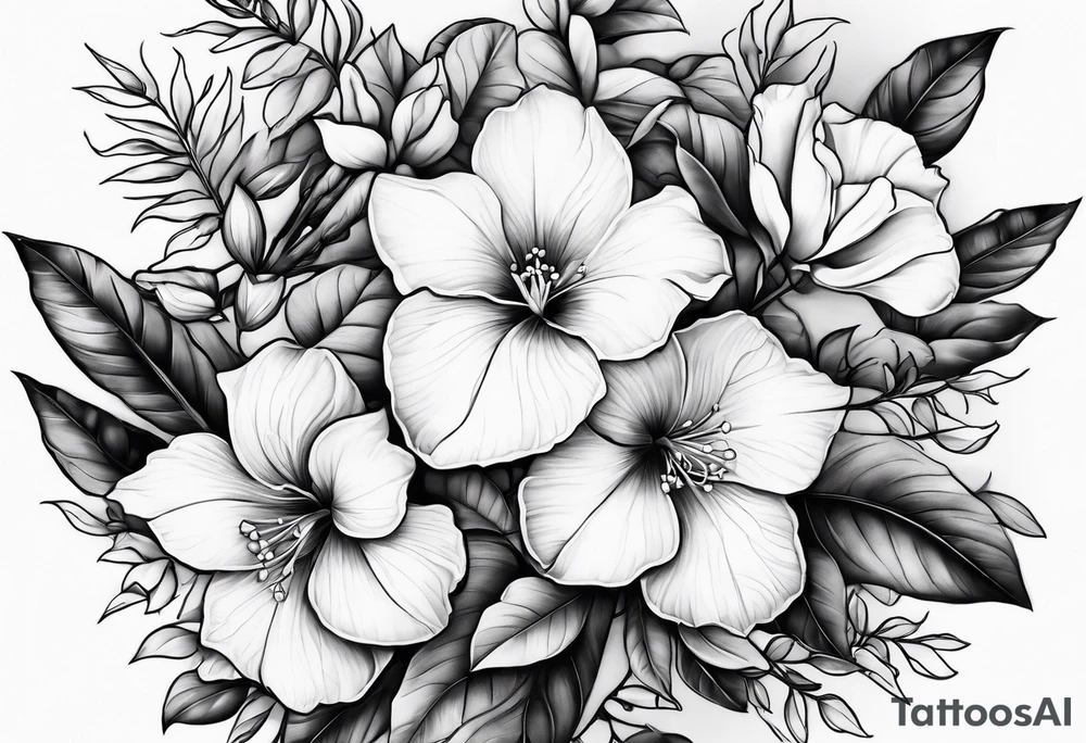 bouganvillea tattoo idea
