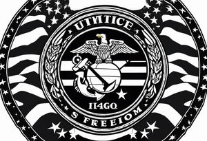 Operation Iraqi freedom usmc tattoo idea