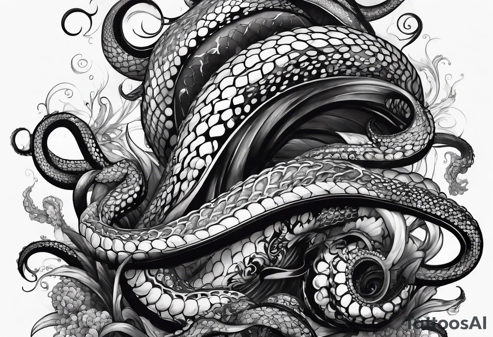 Tentacles starting at wrist and going up arm tattoo idea Tentacles starting at wrist and going up arm tattoo idea