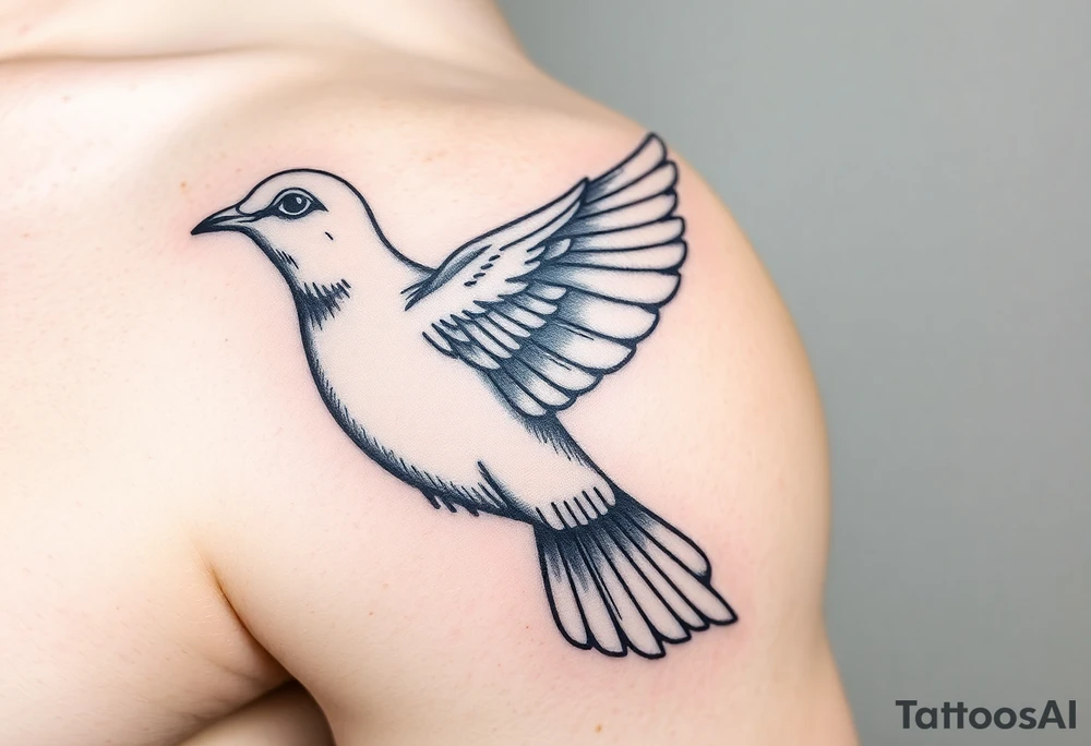 Dove with grandad tattoo idea