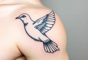 Dove with grandad tattoo idea