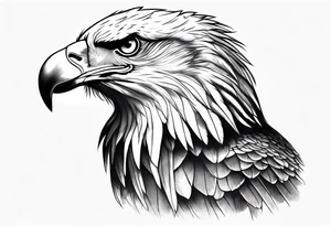 Swooping Eagle tattoo idea